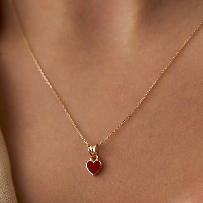 Papyon Mineli Kalp Kolye - 2
