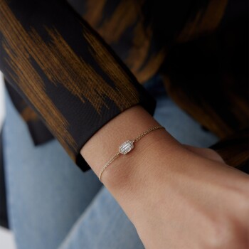 Parantez Bagetli Bileklik - Rayna