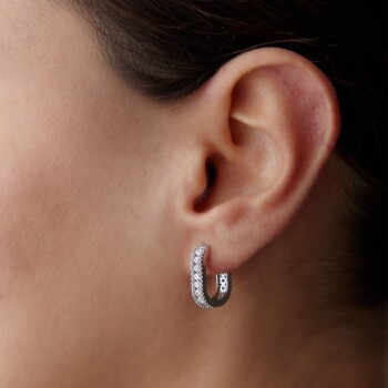 Parçalı Baget Ataç Küpe - Koşun (1)