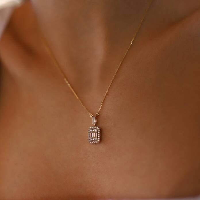 Parçalı Baget Kolye - 1