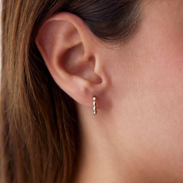 Parçalı Geometrik Küpe - 1