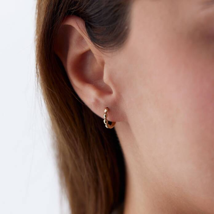 Parçalı Geometrik Küpe - 2