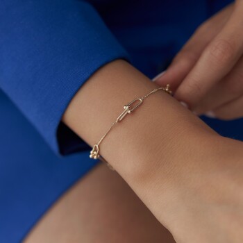 Parçalı Kilit Bileklik - Rayna