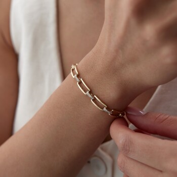 Parçalı Kordon Bileklik - Rayna