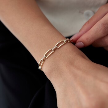 Parçalı Kordon Bileklik - Rayna (1)