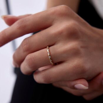 Parçalı Taşlı Yüzük - LUYS (1)