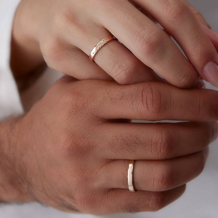 Parlak Başak Çift Alyans - 1