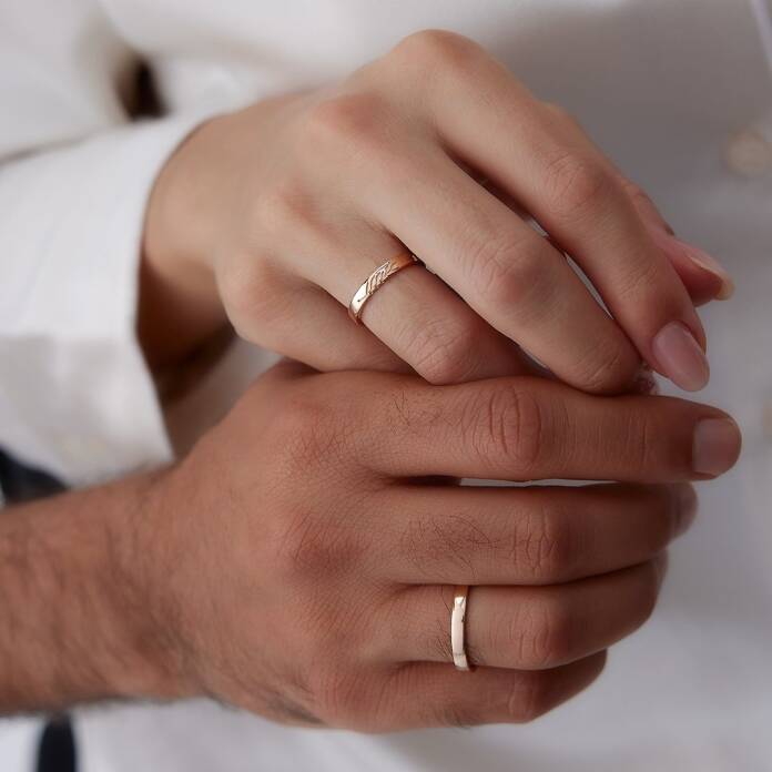 Parlak Başak Çift Alyans - 2