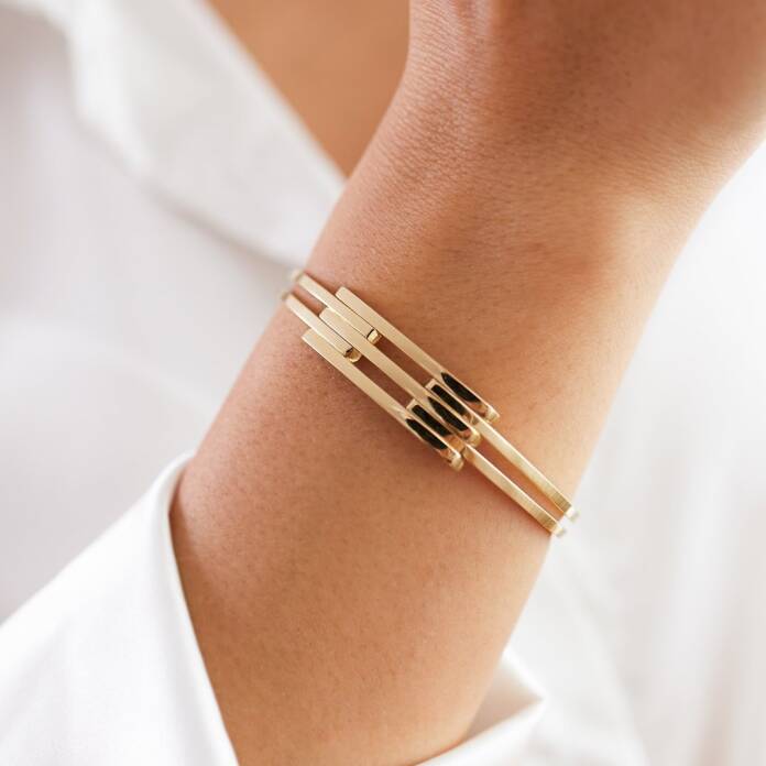 Parlak İkili Kaburga Kelepçe - 2