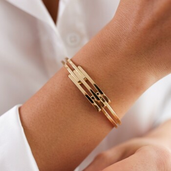 Parlak İkili Kaburga Kelepçe - Özer