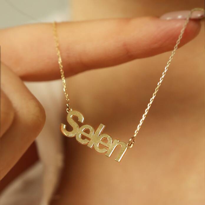 Parlak Kişiye Özel İsim Kolye - 1