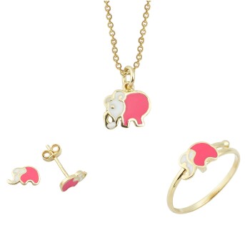Pembe Fil Çocuk Seti - Melike