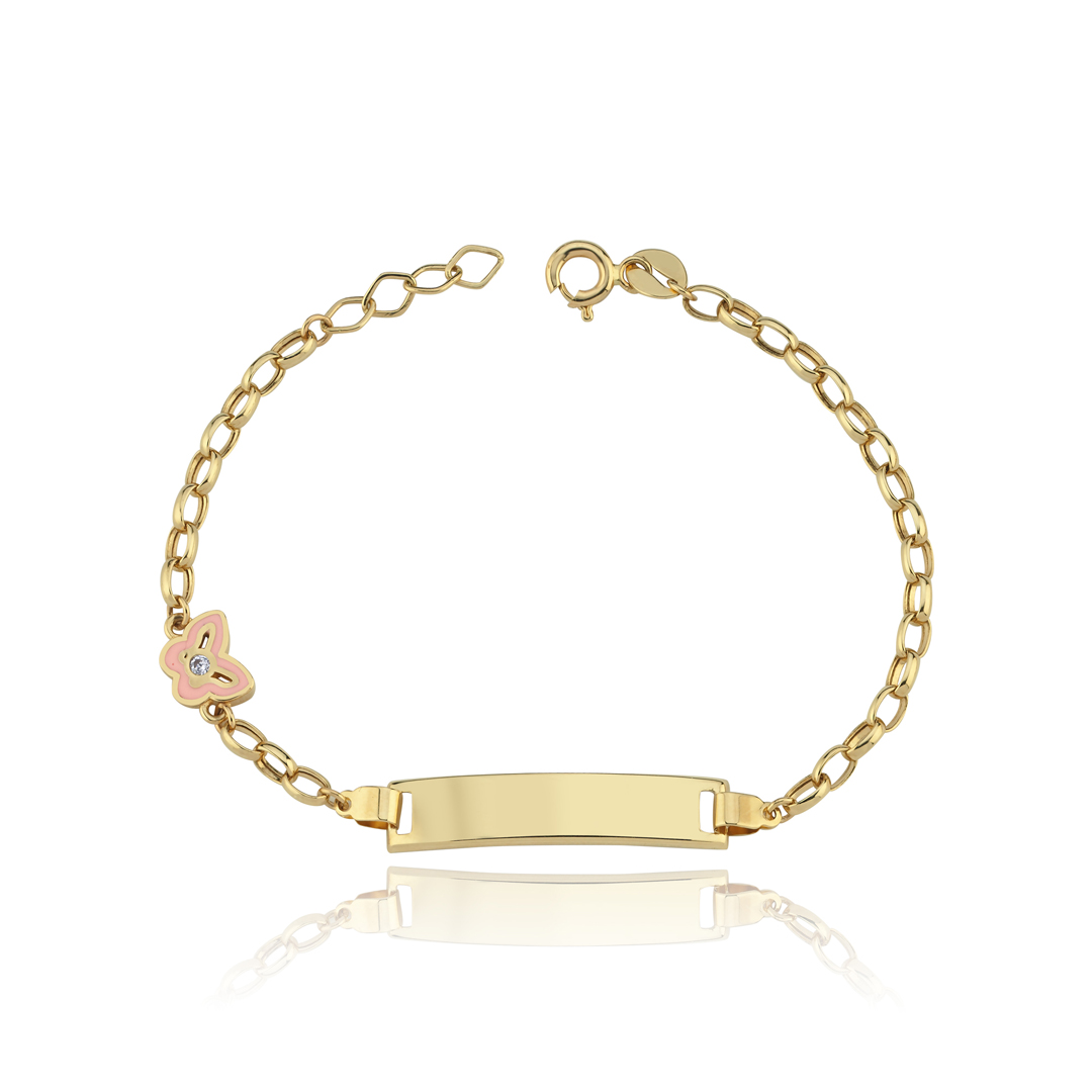 Pembe Mineli Kelebek Bebek Künyesi - 1