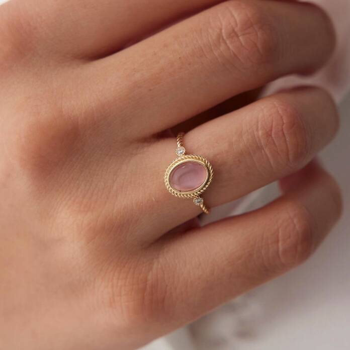 Pembe Opal Yüzük - 2