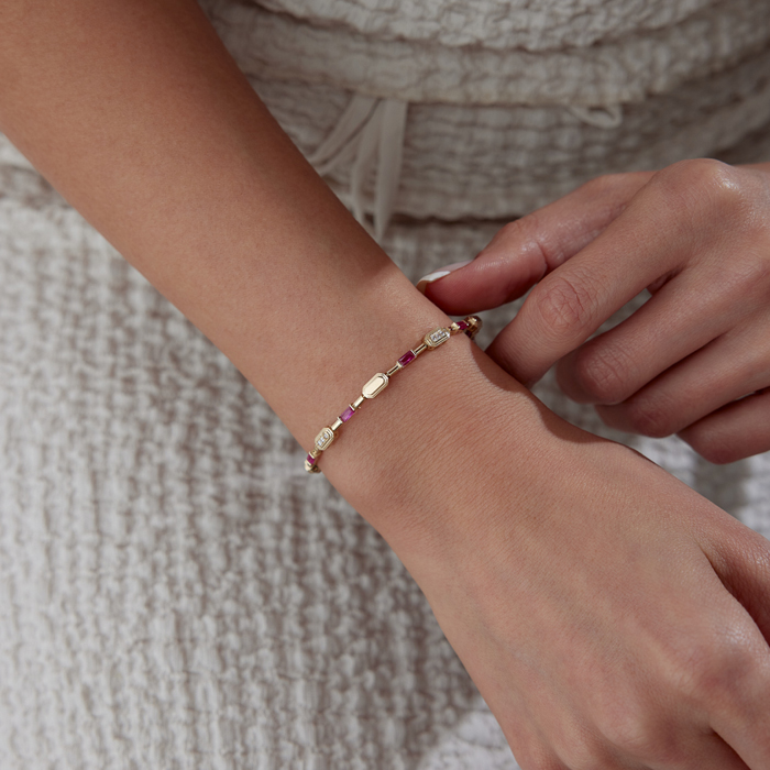 Pembe Rampart Bileklik - Gökhan Bera