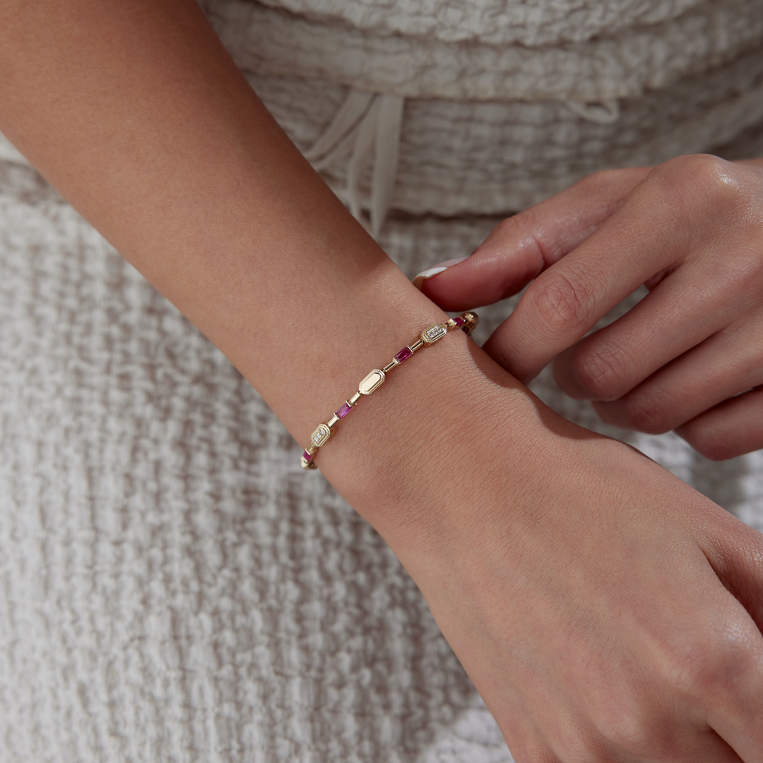 Pembe Rampart Bileklik - 1