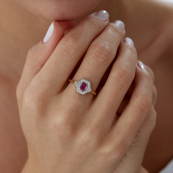 Pink Ares Yüzük - Cemart