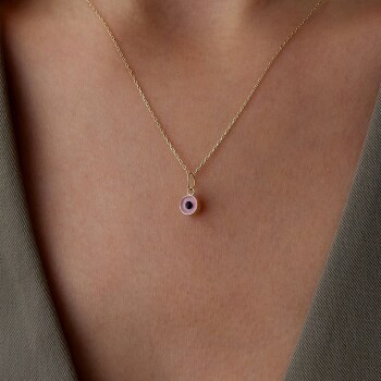 Pink Eye Kolye - Özçelik