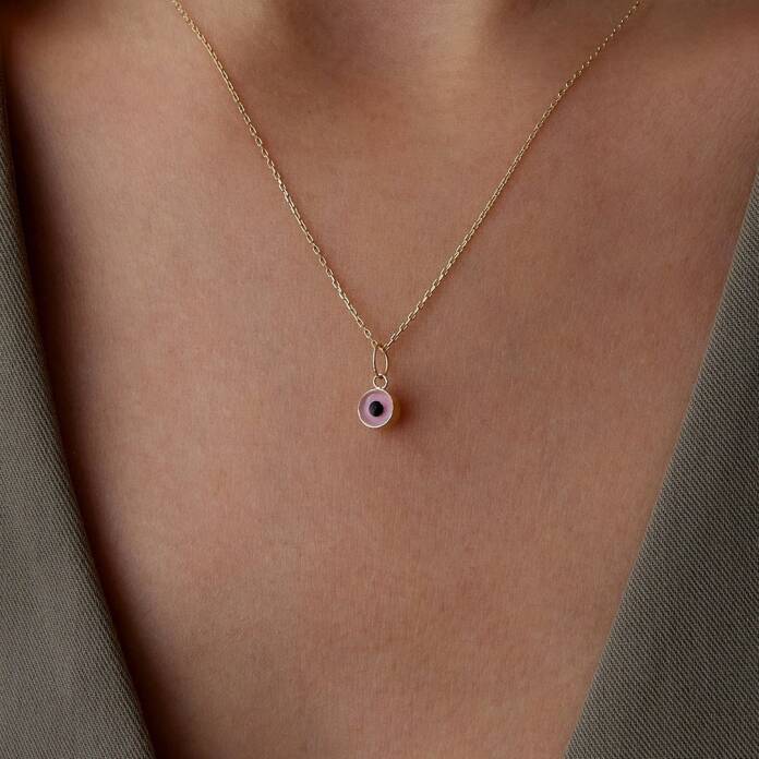 Pink Eye Kolye - 1