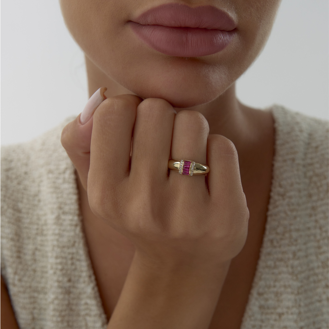 Pink Glow Lumina Yüzük - 1