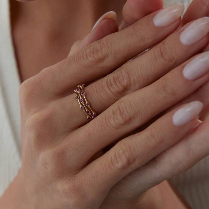 Pink Kemik Yüzük - 1