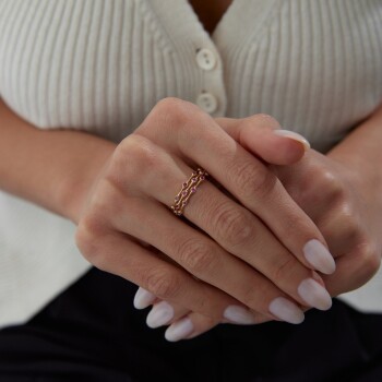 Pink Kemik Yüzük - 3