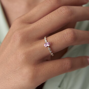 Pink Puna Yüzük - 1