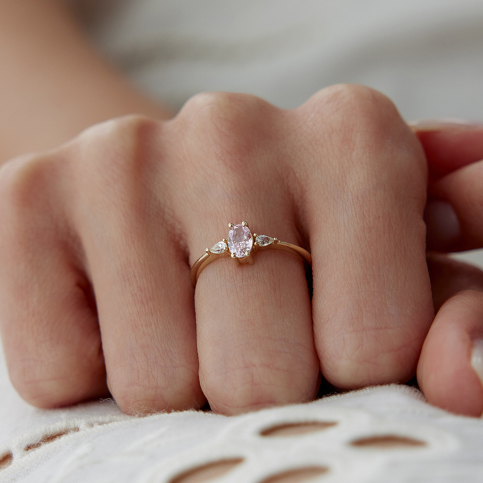 Pink Pure Yüzük - Simoro