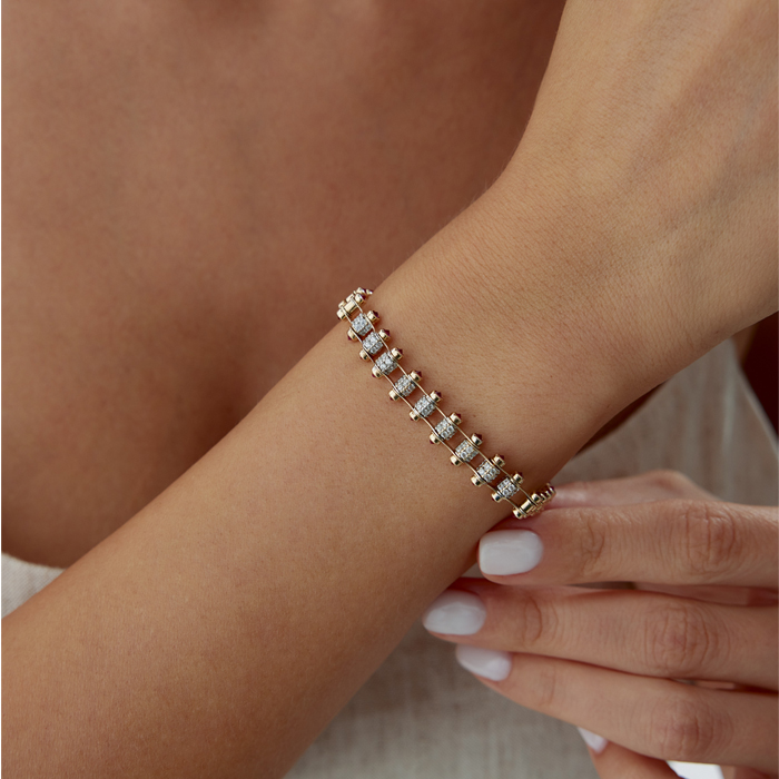 Pink Stone Stairs Bileklik - 2