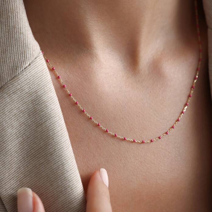 Pink Straf Zincir - 2