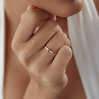 Pink Stripe Yüzük - Nüans