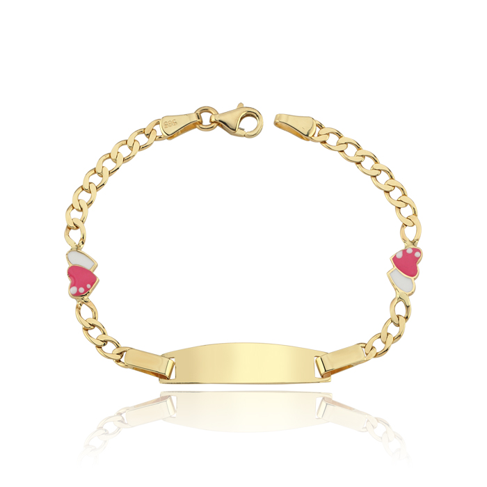 Pink & White Kalp Bebek Künyesi - Özçelik