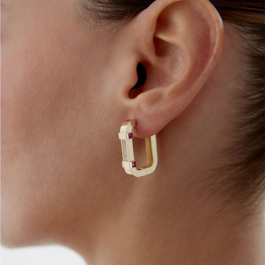 Pink Wish Ataç Küpe - 2