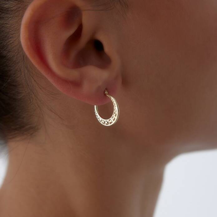 Piramit Nite Halka Küpe - 2