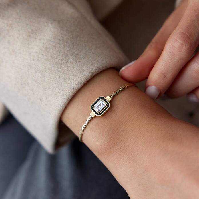 Pırıltı Öyküsü Balıksırtı Bagetli Bileklik - 1