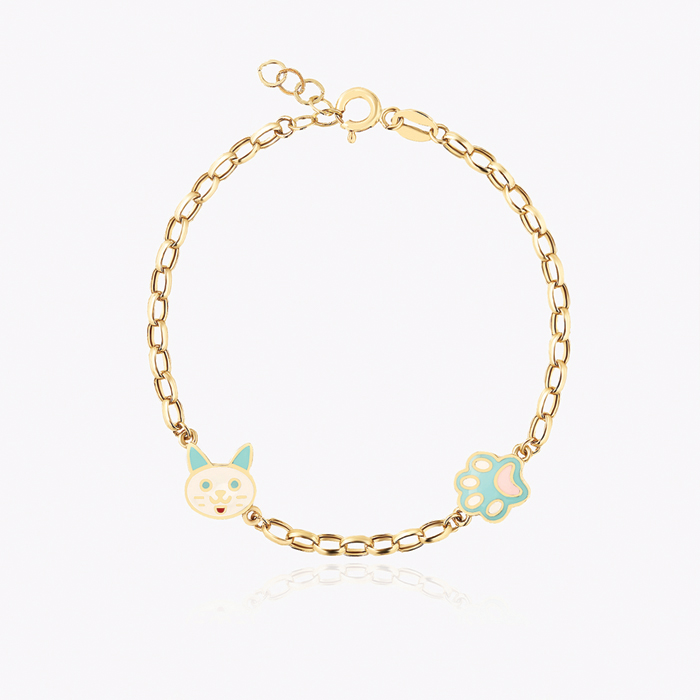 Pisi Pati Çocuk Bilekliği - Melike