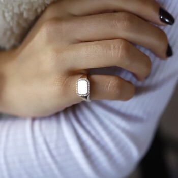 Plaka Detay Yüzük - Rayna