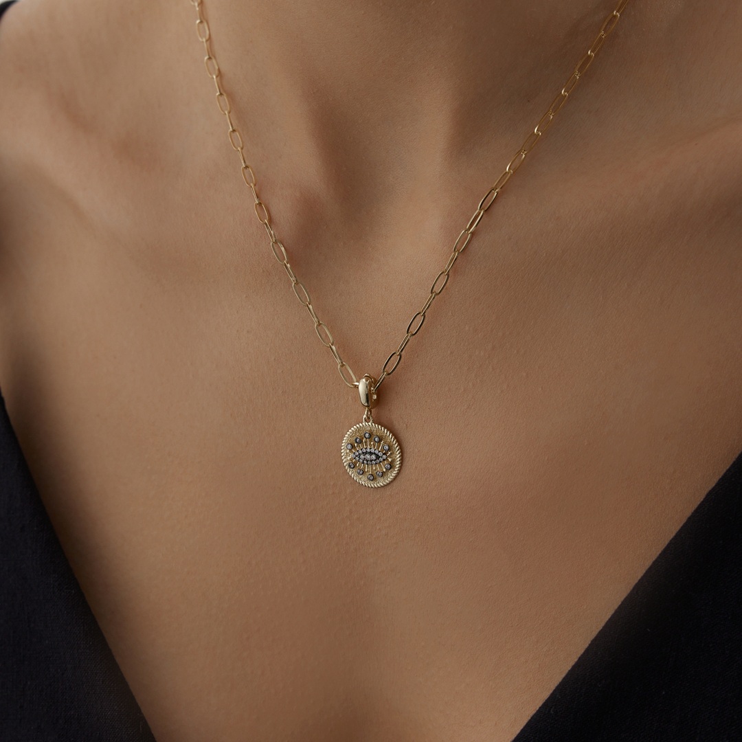 Plaka Göz Kolye - 2