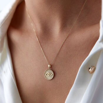 Plaka Göz Kolye - Ador