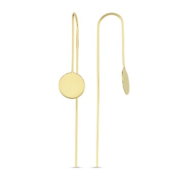 Plakalı Zincirli Küpe - Aypa (1)