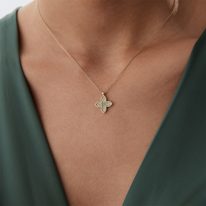 Prenses Çiçeği Kolye - Özçelik