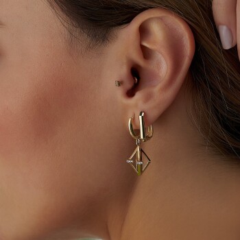 Prizma Kafes Küpe - Arax