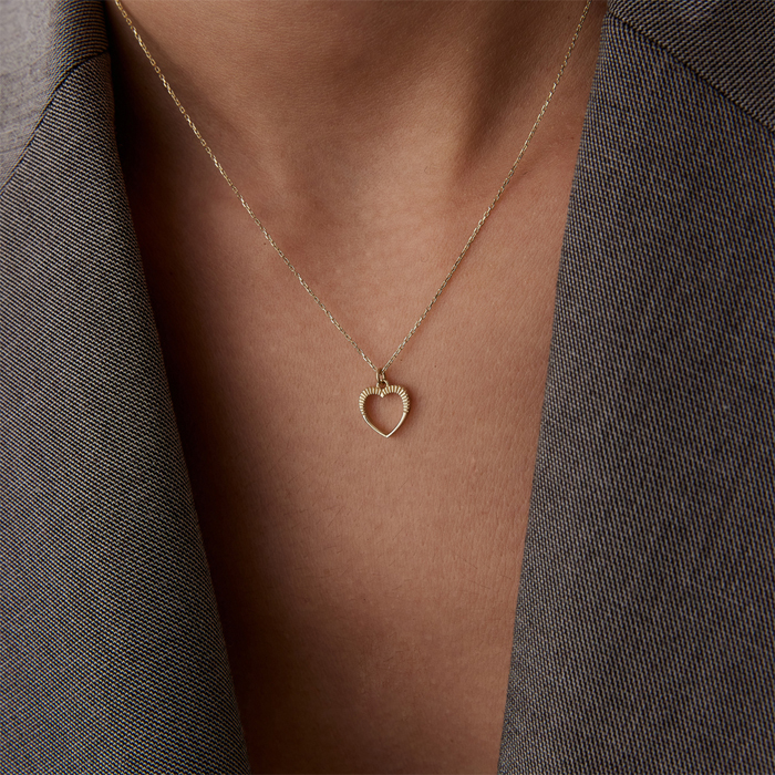 Profil Kalp Kolye - Alen (1)