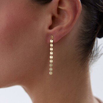 Pul Zincir Küpe - Melike (1)