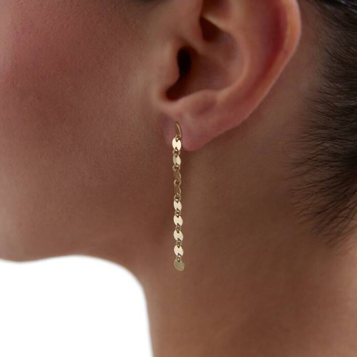 Pul Zincir Küpe - 1