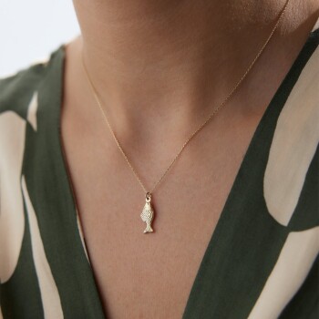 Pullu Balık Kolye - 3