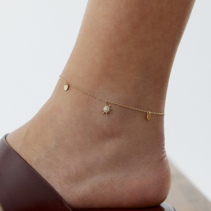 Pullu Güneş Halhal - Rayna