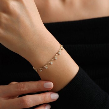 Pullu Gurmet Sarkıt Bileklik - MİST