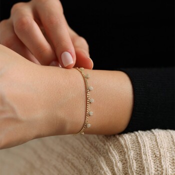 Pullu Gurmet Sarkıt Bileklik - MİST (1)