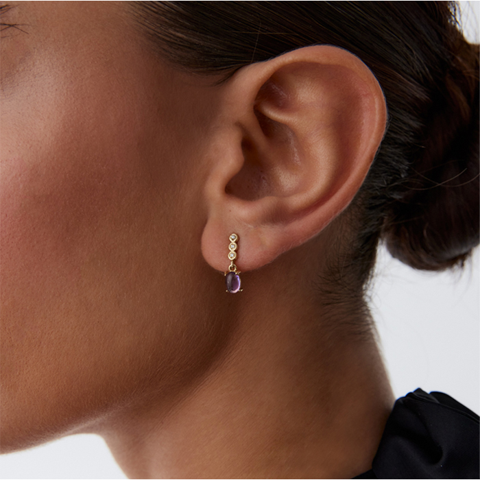 Purple Royal Küpe - MİST